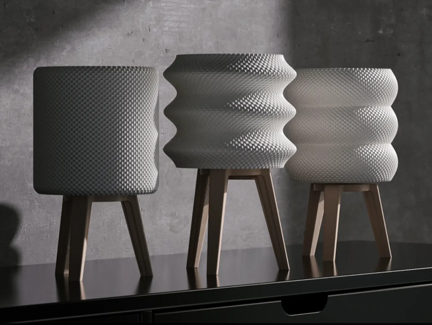 Tripod Lamp - 3 Different Shade Options
